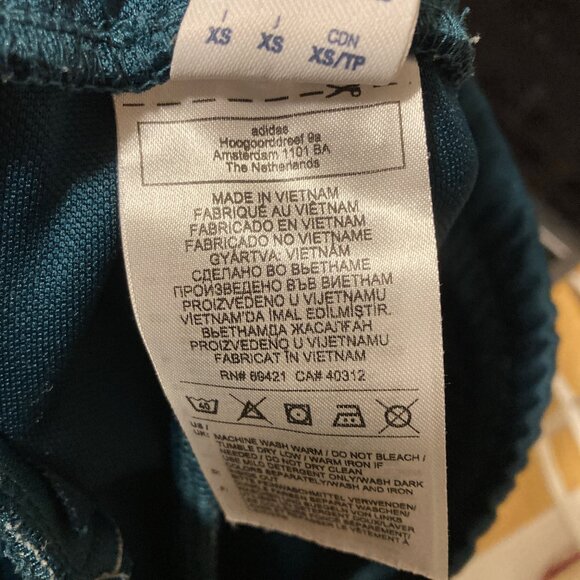 #176 Women's Reebok Sweatpants Emerald Green, Size XS, LIKE NEW! - Picture 3 of 7